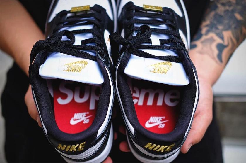 Supreme Nike SB Dunk Low Black Stars DH3228-102åå:registered:æ¥æ