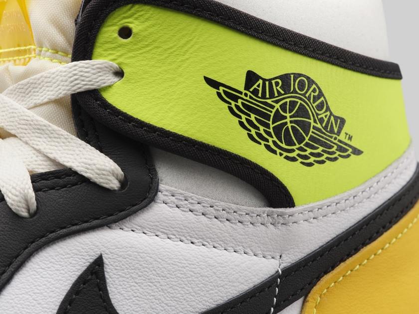 Air Jordan 1 White Volt University Gold 555088-118 Release Date