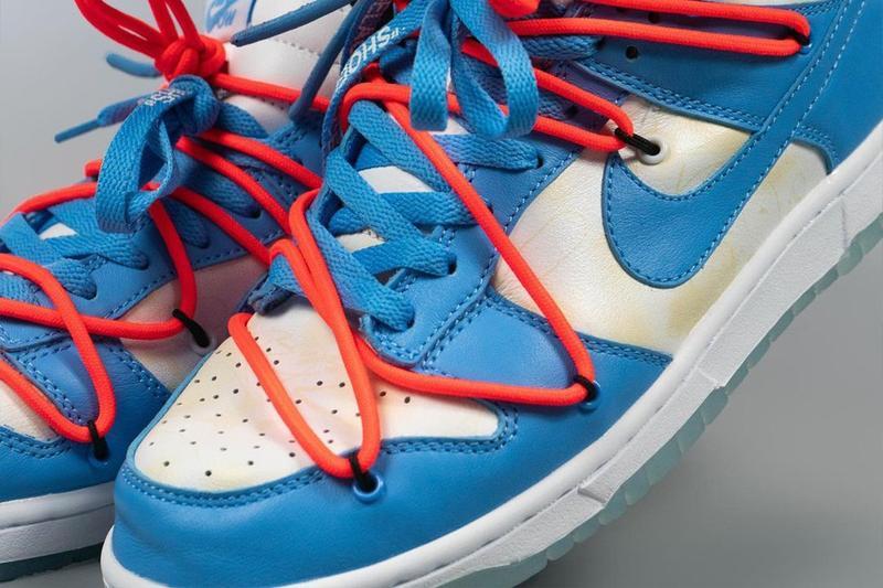 Off-Whiteâ¢ x Futura x Nike Dunk LowãUNCãè¯ä¹éæ¬¾ä¸è³åè¼¯ç¼ä½