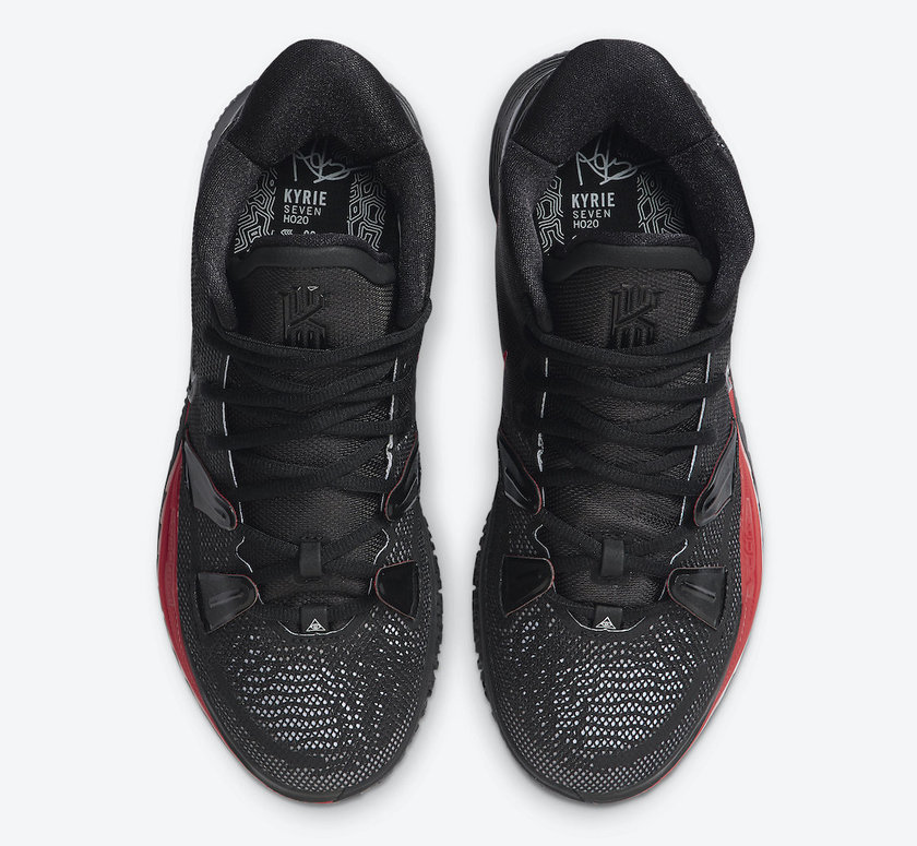 Nike Kyrie 7 Black University Red CQ9327-001åå:registered:æ¥æ