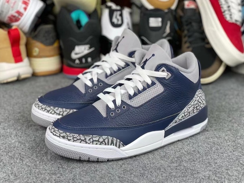 Air Jordan 3 Midnight Navy CT8532-401åå:registered:æ¥æå:registered:ä»·
