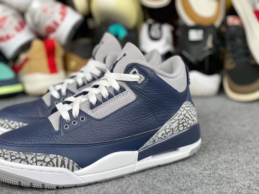 Air Jordan 3 Midnight Navy CT8532-401åå:registered:æ¥æå:registered:ä»·