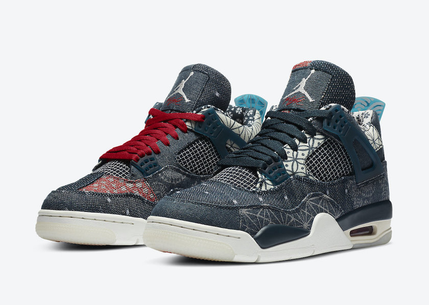 Air Jordan 4 IV Sashiko CW0898-400åå:registered:æ¥æ