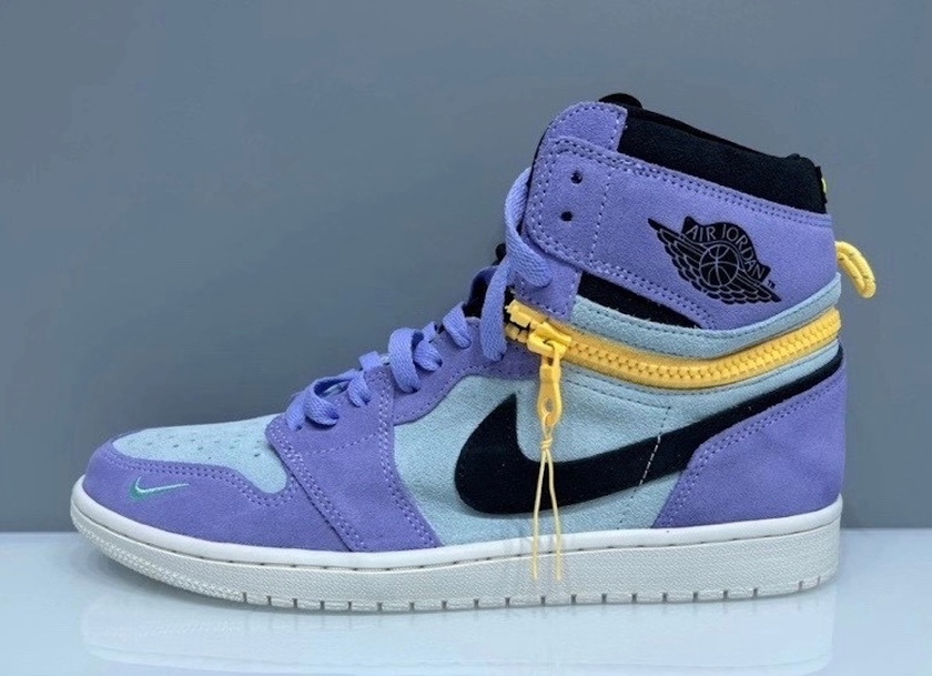 Air Jordan 1 High Switch Purple Pulse Glacier Blue Sail Blackåå:registered:æ¥æ
