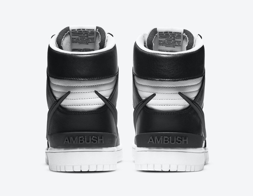 Ambush Nike Dunk High Black White CU7544-001åå:registered:æ¥æ