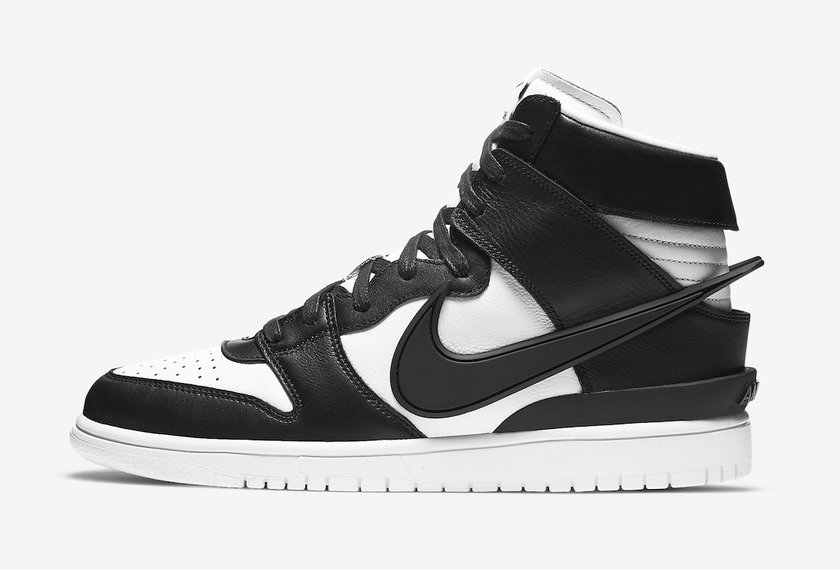 Ambush Nike Dunk High Black White CU7544-001åå:registered:æ¥æ