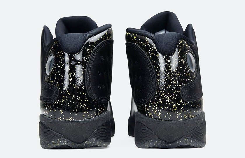 Air Jordan 13 GS Black Gold Glitter DC9443-007åå:registered:æ¥æ