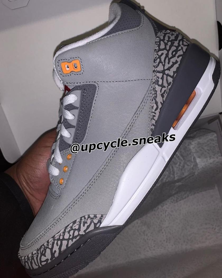 2021 Air Jordan 3 Cool Gray CT8532-012åå:registered:æ¥æ