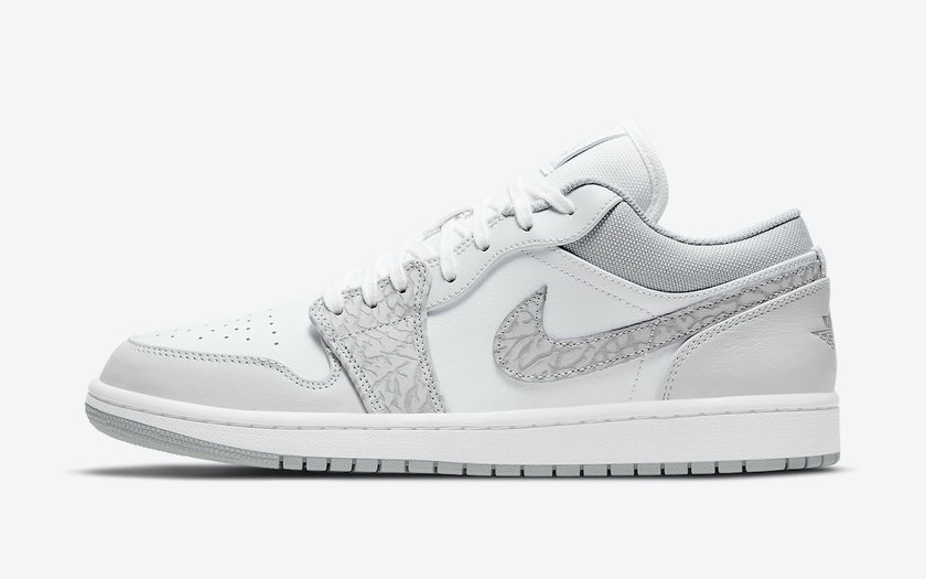 Air Jordan 1 Low PRM Elephant Print DH4269-100 Release Date