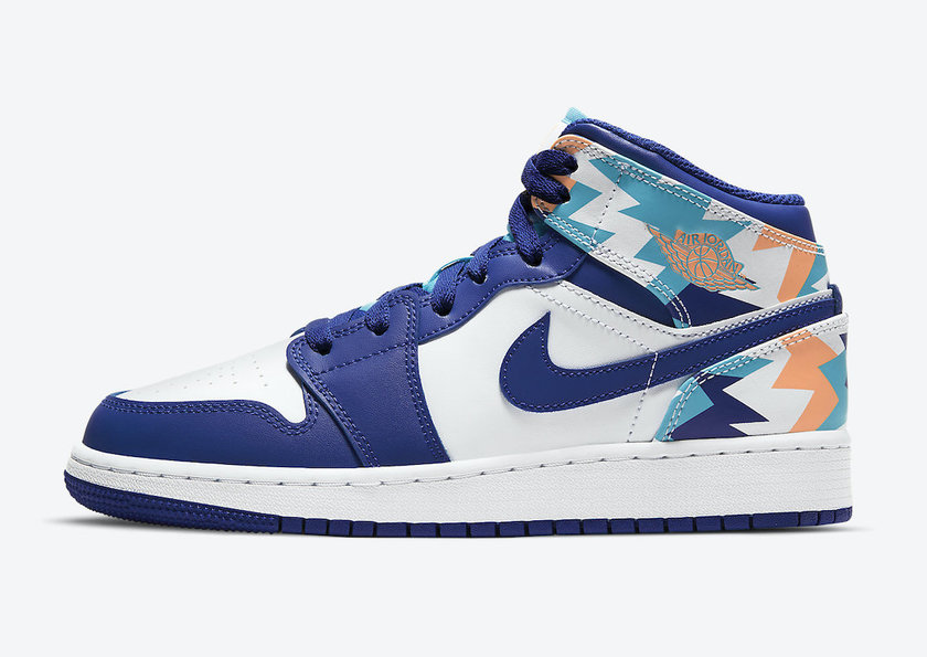 Air Jordan 1 Mid GS 555112-105åå:registered:æ¥æ