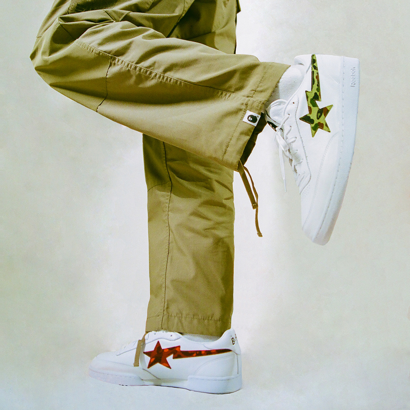 BAPE Reebok Club Cåå:registered:æ¥æ