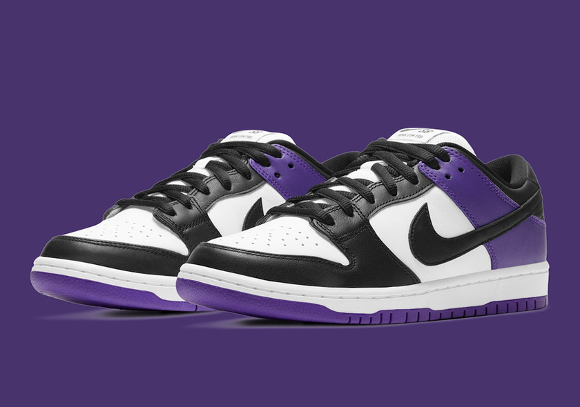 nike sb dunk low 全新 court purple 配色明年登场!