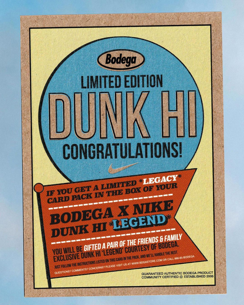 Bodega Nike Dunk High Friends and Family CZ8125-100åå:registered:æ¥æ