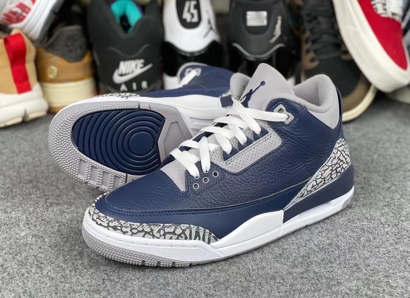 Air Jordan 3 Midnight Navy CT8532-401åå:registered:æ¥æå:registered:ä»·