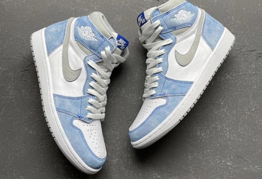 AJ1,Air Jordan 1,Hyper Royal,5 鞋身设计有点帅!水洗蓝 Air Jordan 1 四月正式发售!