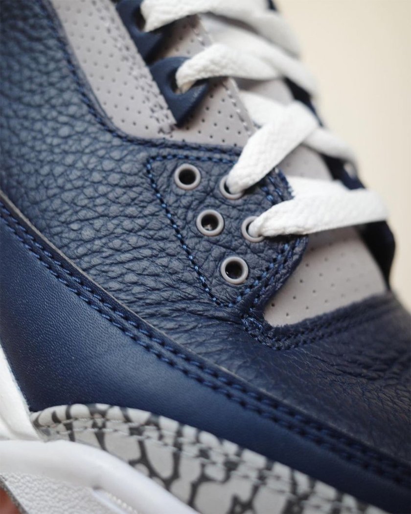 Air Jordan 3 Georgetown Midnight Navy CT8532-401åå:registered:æ¥æ