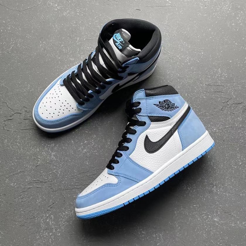Air Jordan 1 High OG University Blue 555088-134åå:registered:æ¥æ