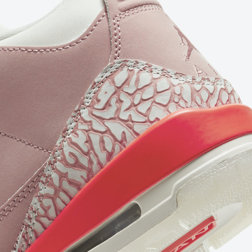 Air Jordan 3 Rust Pink CK9246-600åå:registered:æ¥æ
