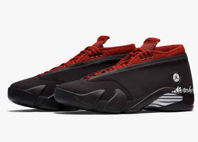 Air Jordan 14 Low WMNSé»è²éå±é¶è²è¿å¨éçº¢DH4121-006åå:registered:æ¥æ