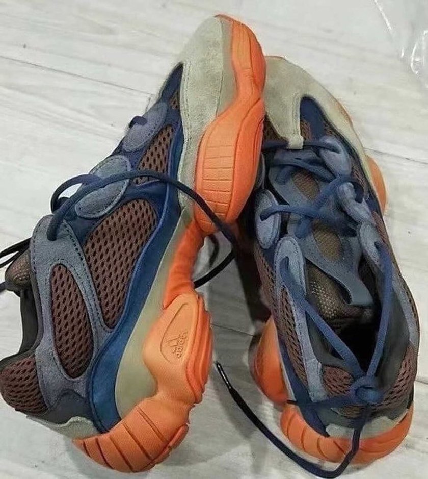 adidas Yeezy 500 Brown Blue Orange 2021 Release Date