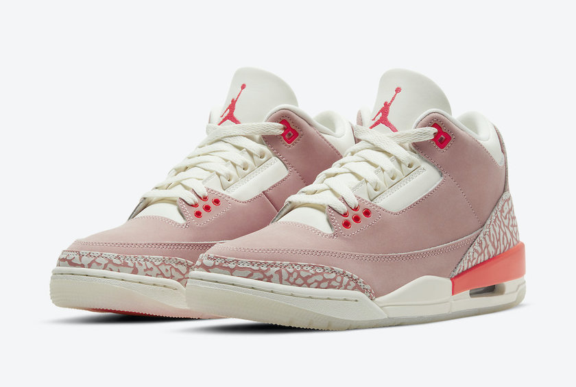 Air Jordan 3 Rust Pink CK9246-600åå:registered:æ¥æ