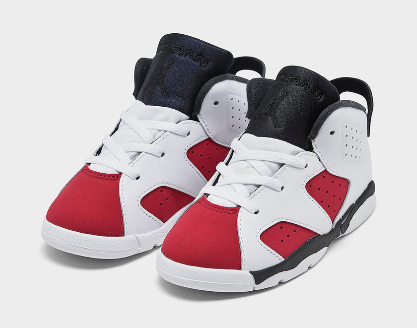 Air Jordan 6 Carmine TD Toddler 384667-106åå:registered:æ¥æ