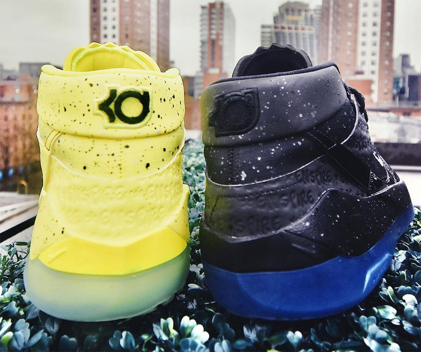 Enspire Nike KD 13 Black Ice Venom Yellow Heel