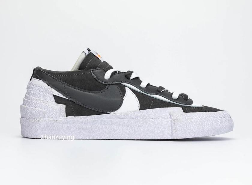 Sacai Nike Blazer Low Dark Grey DD1877-002 Release Date