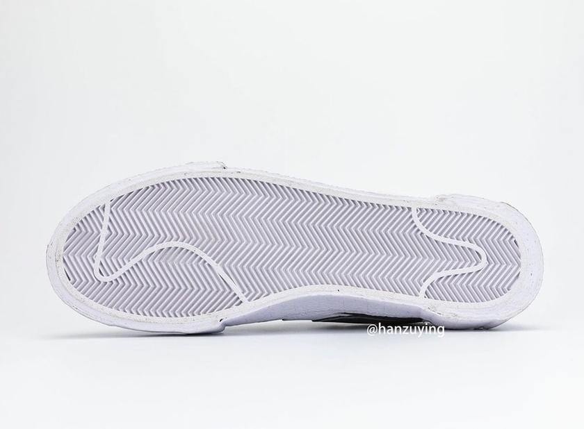 Sacai Nike Blazer Low Dark Grey DD1877-002 Release Date