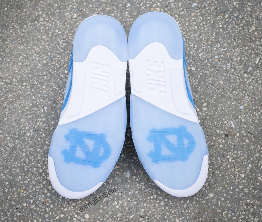 Air Jordan 5 UNC North Carolina PE