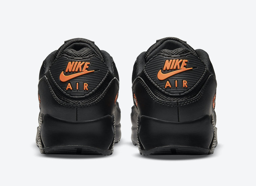 Nike Air Max 90 Black Orange DJ6881-001 Release Date