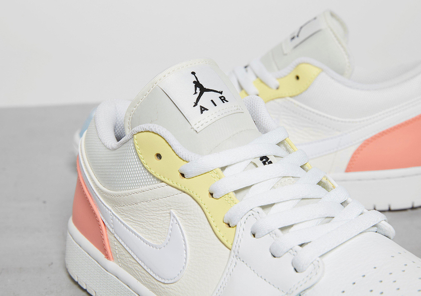 Air Jordan 1 Low Sail White Citron Summit White CU6909-100 Release Date
