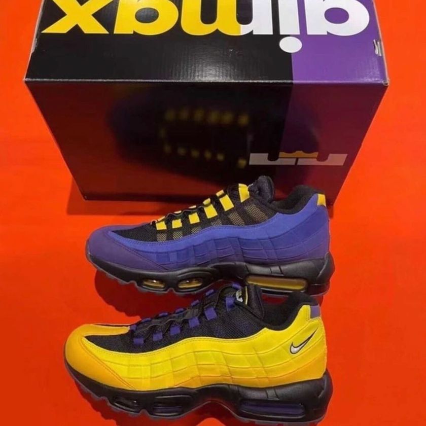 åå¸æÂ·è:copyright:¹å§æ¯Nike Air Max 95 Lakers CZ3624-001å叿¥æ