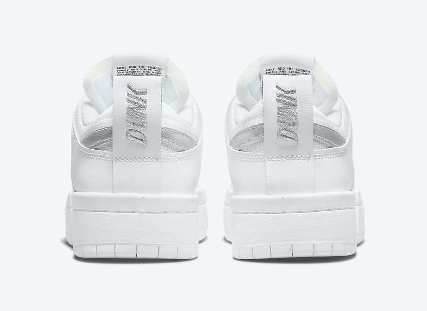 Nike Dunk Low Disrupt White Silver DJ6226-100 Release Date