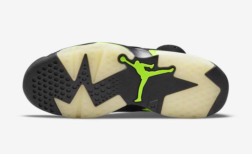 Air Jordan,AJ6,CT8529-003,Elec 小俄勒冈配色!全新 Air Jordan 6 “Electric Green” 发售日期确定!