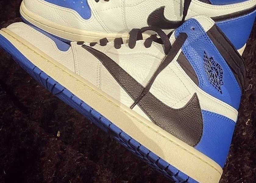 Travis Scott Fragment Air Jordan 1 Military Blueåå:registered:æ¥æ