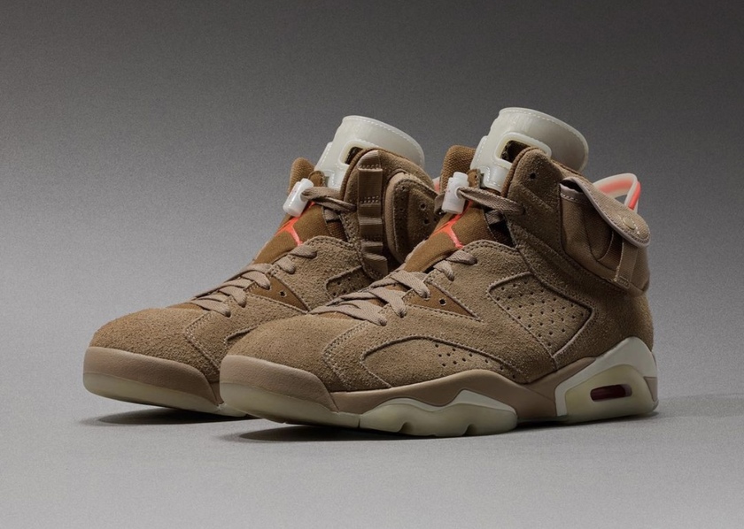 Travis Scott x Air Jordan 6 British Khaki DH0690-200åå:registered:æ¥æ