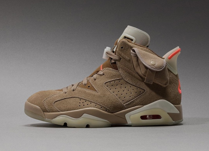 Travis Scott x Air Jordan 6 British Khaki DH0690-200åå:registered:æ¥æ
