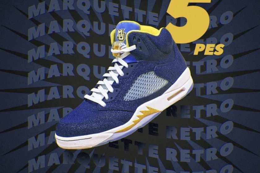 Air Jordan 5 Marquette 2021 PE