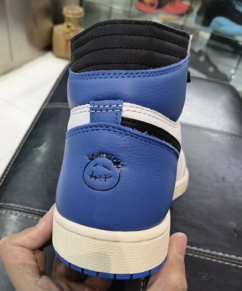 Travis Scott Fragment Air Jordan 1 High OG Military Blueåå:registered:æ¥æ