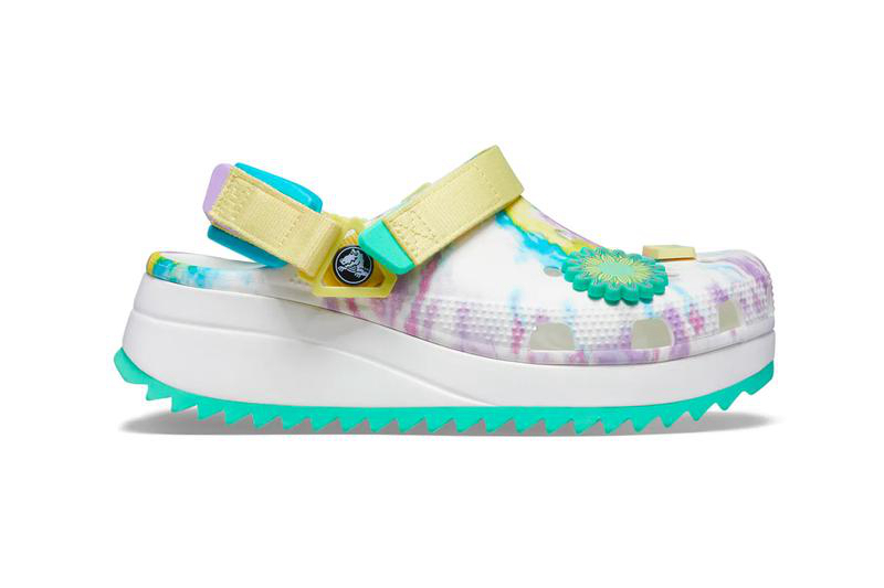 Crocs,Classic Hiker,Peace Out  罕见扎染配色!夏天还得穿这样的鞋!凉快又舒服!