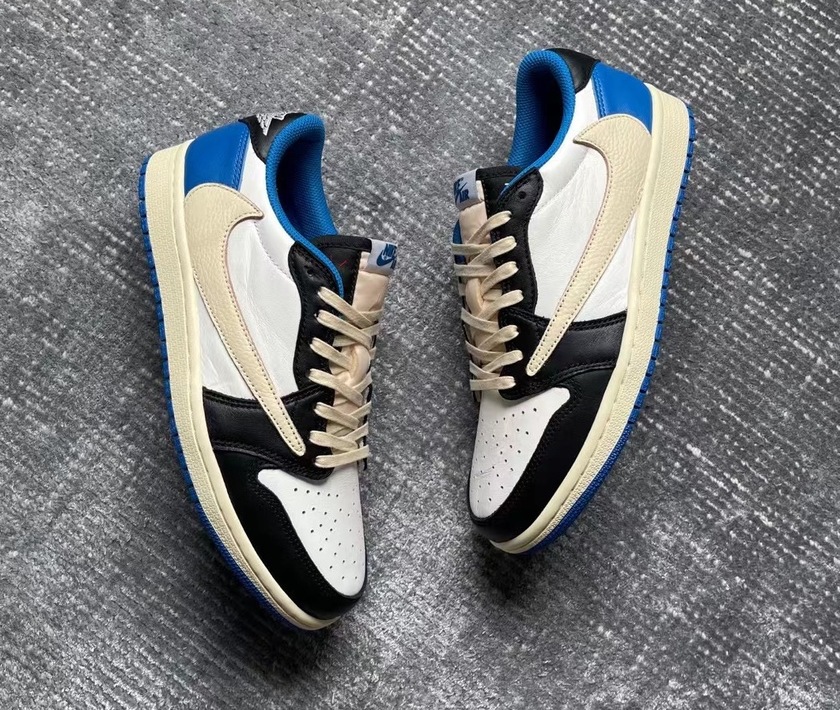 Travis Scott x Fragment x Air Jordan 1 Low OG DM7866-140åå:registered:æ¥æ