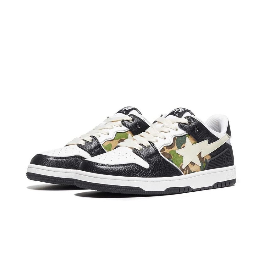 bape sk8 brown ivory