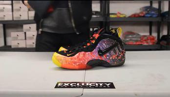 Nike Air Foamposite Pro“小行星”开箱视频