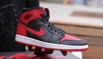 黑红 Air Jordan 1 ＂Bred＂ 实物开箱