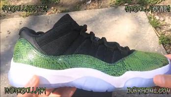 乔丹11低帮版—Air Jordan 11 Low “Nightshade”测评