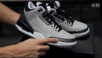 Air Jordan 3 “Wolf Grey”开箱测评 