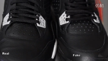 Air Jordan 4 "Oreo"奥利奥真假对比