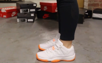 Air Jordan 11 Retro Low GG “Citrus”上脚实拍