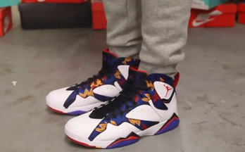 Air Jordan 7 Retro 'Nothing But Net' 上脚欣赏